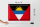 Blechschild Flagge Antigua und Barbuda 40x30cm Flag
