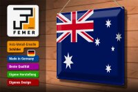 Blechschild Flagge Australien 40x30cm Flag of Australia