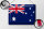Blechschild Flagge Australien 40x30cm Flag of Australia