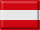 Blechschild Flagge Österreich 40x30cm Flag of Austria