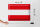 Blechschild Flagge Österreich 40x30cm Flag of Austria
