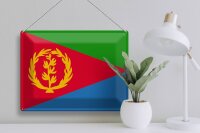 Blechschild Flagge Eritrea 40x30cm Flag of Eritrea