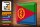 Blechschild Flagge Eritrea 40x30cm Flag of Eritrea