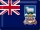 Blechschild Flagge Falklandinseln 40x30cm Falkland Islands