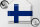 Blechschild Flagge Finnland 40x30cm Flag of Finland