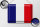 Blechschild Flagge Frankreich 40x30cm Flag of France