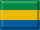 Blechschild Flagge Gabun 40x30cm Flag of Gabon