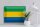 Blechschild Flagge Gabun 40x30cm Flag of Gabon