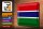 Blechschild Flagge Gambia 40x30cm Flag of the Gambia