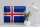 Blechschild Flagge Island 40x30cm Flag of Iceland