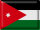 Blechschild Flagge Jordanien 40x30cm Flag of Jordan
