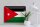Blechschild Flagge Jordanien 40x30cm Flag of Jordan