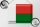 Blechschild Flagge Madagaskar 40x30cm Flag of Madagascar