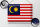 Blechschild Flagge Malaysia 40x30cm Flag of Malaysia