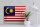 Blechschild Flagge Malaysia 40x30cm Flag of Malaysia
