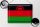 Blechschild Flagge Malawi 40x30cm Flag of Malawi