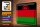 Blechschild Flagge Malawi 40x30cm Flag of Malawi