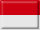 Blechschild Flagge Monaco 40x30cm Flag of Monaco