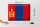 Blechschild Flagge Mongolei 40x30cm Flag of Mongolia