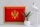 Blechschild Flagge Montenegro 40x30cm Flag of Montenegro