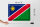 Blechschild Flagge Namibia 40x30cm Flag of Namibia