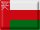 Blechschild Flagge Oman 40x30cm Flag of Oman