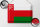 Blechschild Flagge Oman 40x30cm Flag of Oman