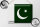 Blechschild Flagge Pakistan 40x30cm Flag of Pakistan
