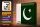 Blechschild Flagge Pakistan 40x30cm Flag of Pakistan
