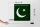Blechschild Flagge Pakistan 40x30cm Flag of Pakistan