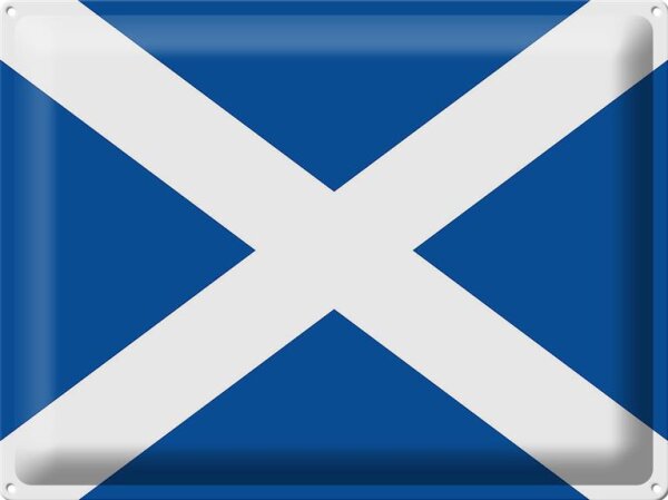 Blechschild Flagge Schottland 40x30cm Flag of Scotland