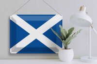 Blechschild Flagge Schottland 40x30cm Flag of Scotland