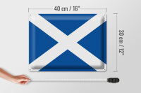 Blechschild Flagge Schottland 40x30cm Flag of Scotland