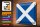 Blechschild Flagge Schottland 40x30cm Flag of Scotland