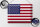 Blechschild Flagge Vereinigte Staaten 40x30cm United States