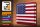 Blechschild Flagge Vereinigte Staaten 40x30cm United States