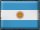 Blechschild Flagge Argentinien 40x30cm Retro Flag Argentina