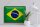 Blechschild Flagge Brasilien 40x30cm Retro Flag of Brazil