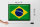 Blechschild Flagge Brasilien 40x30cm Retro Flag of Brazil