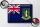 Blechschild Flagge Britische Jungferninseln 40x30cm Retro