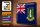 Blechschild Flagge Britische Jungferninseln 40x30cm Retro