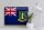 Blechschild Flagge Britische Jungferninseln 40x30cm Retro