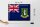 Blechschild Flagge Britische Jungferninseln 40x30cm Retro
