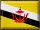 Blechschild Flagge Bruneis 40x30cm Retro Flag of Brunei