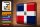 Blechschild Flagge Dominikanische Republik 40x30cm Retro