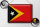 Blechschild Flagge Osttimor 40x30cm Retro Flag East Timor