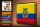 Blechschild Flagge Ecuadors 40x30cm Retro Flag of Ecuador