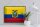 Blechschild Flagge Ecuadors 40x30cm Retro Flag of Ecuador
