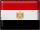 Blechschild Flagge Ägypten 40x30cm Retro Flag of Egypt