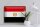 Blechschild Flagge Ägypten 40x30cm Retro Flag of Egypt